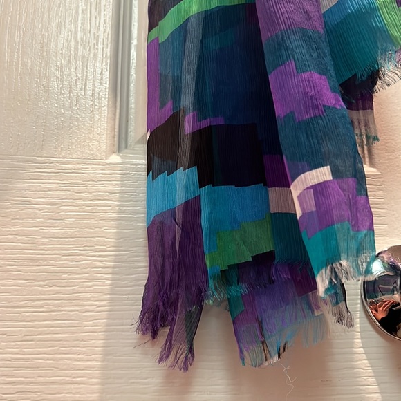 Club Monaco Silk Scarf - Picture 3 of 6